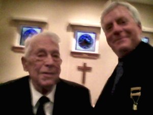 Dad and me at Masonic Lodge with my new Lewis Jewel