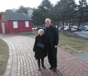 Cecilia and me in mourning for Jesus.