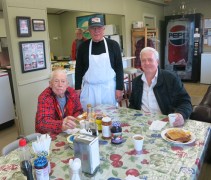 Breakfast with Dad and Uncle Lee
