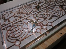 foiling done - close up bird #7