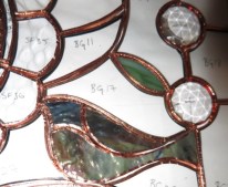 bird #1 foiled and ready for solder