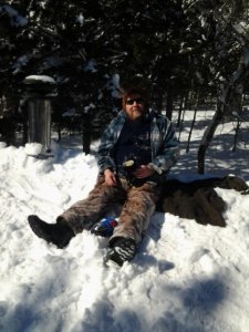 break time on the roof