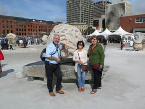 Reg and Joanne Noel with Monica