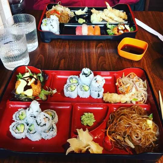 Lunch special at Ta-ke Sushi on King Street